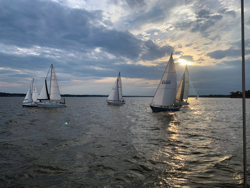 Magothy River sailboat racing