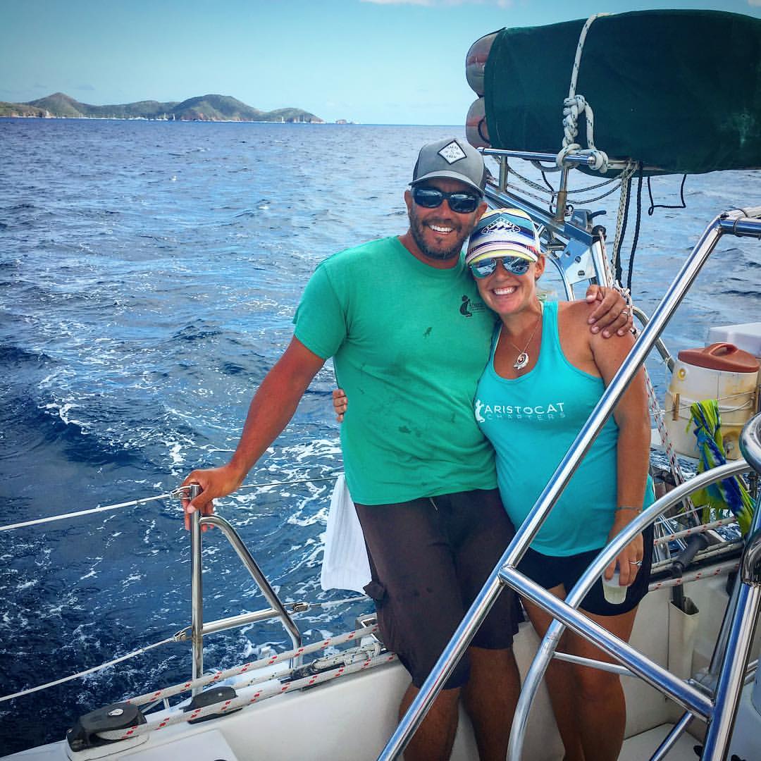 Captain Peter and Jody from Artistocat Charters (facebook)