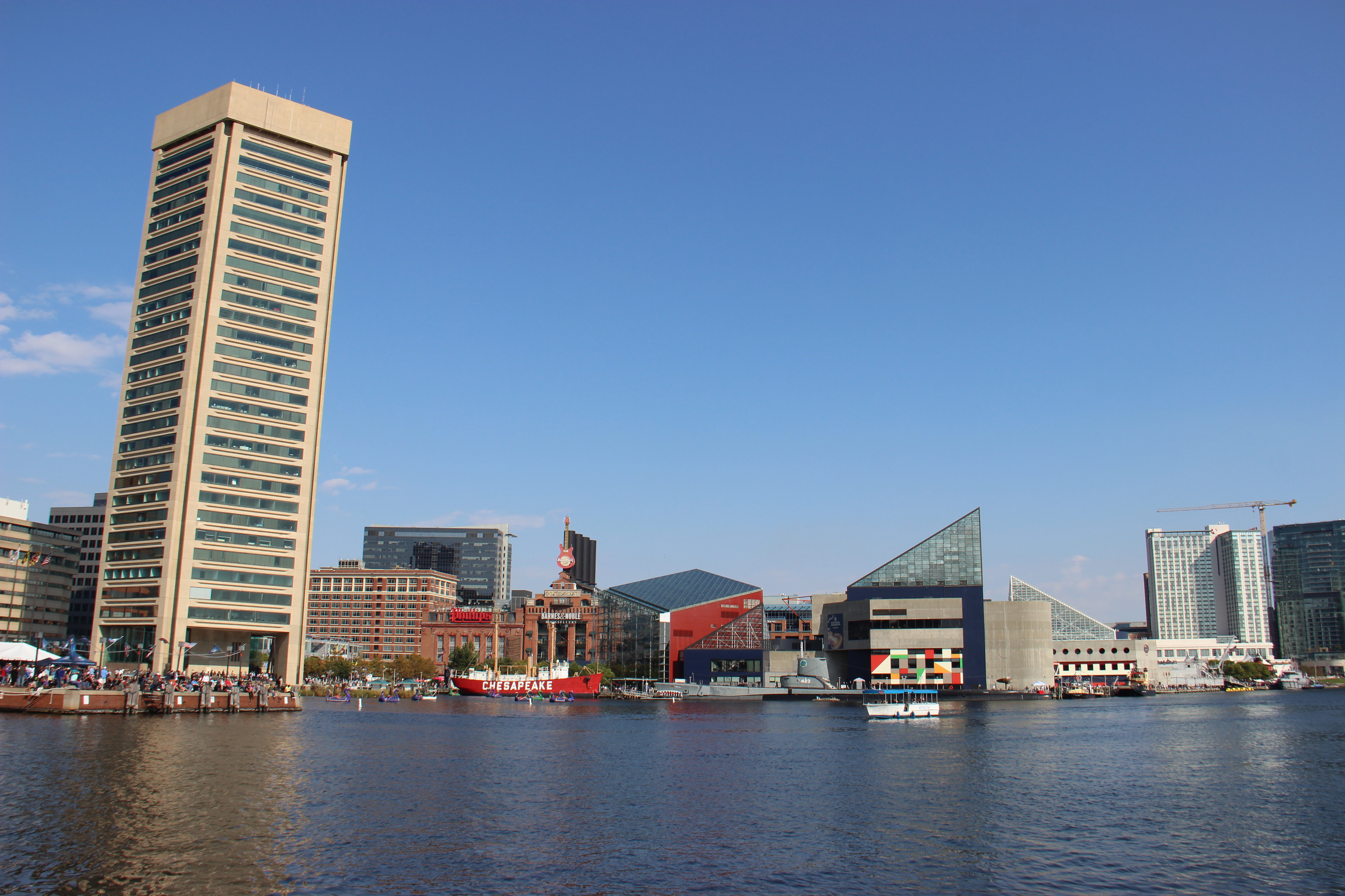 Charm City outside the Baltimore Boat Show Gates