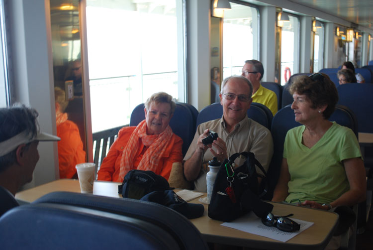 Happy Club Crabtowne photographers on the Lewes to Cape May Ferry