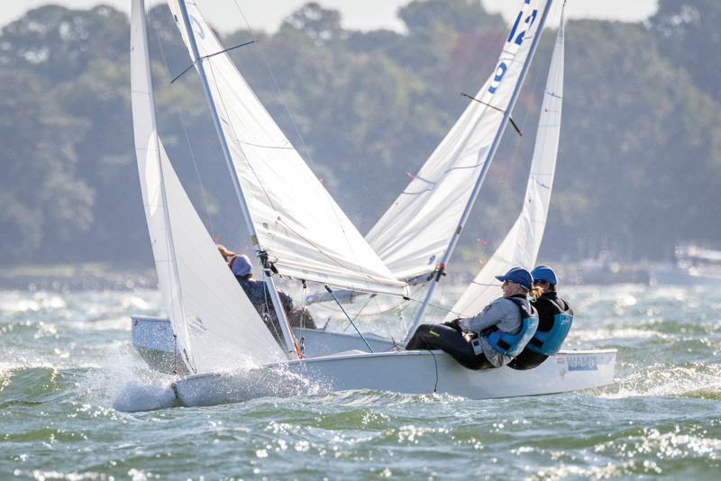 Snipe sailboat racing