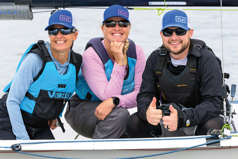sailors at the 2024 EWE Spirit Cup regatta