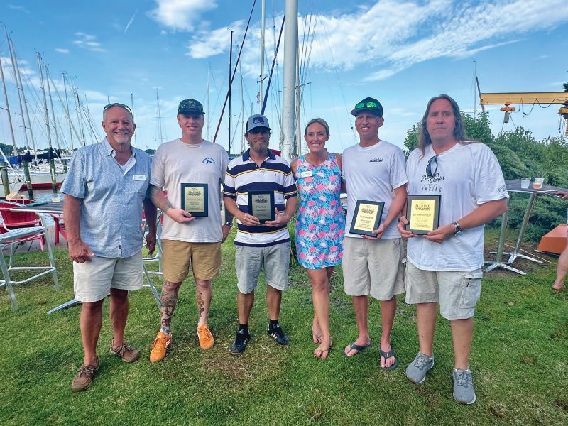 2024 Marine Wizards and two representatives from Eastport Yacht Club Foundation