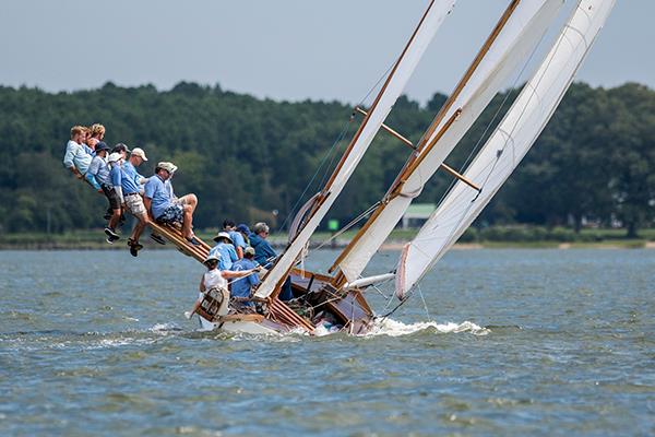 Mystery in 2017 at the Oxford Regatta. Photo by Al Schreitmueller