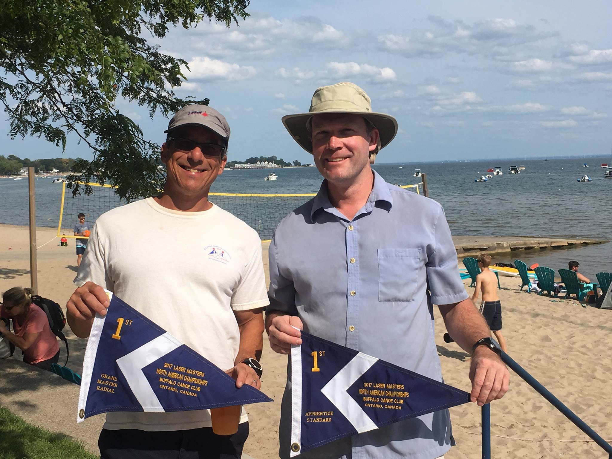 Laser Masters National Champs, Bob Tan and Luke Shingledecker of SSA. Photo by Dorian Haldeman