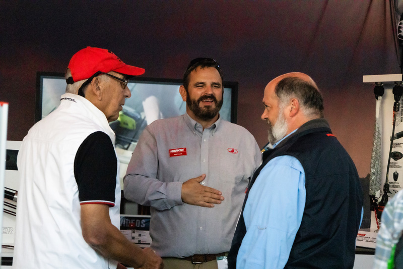 The Harken booth at the Annapolis Sailboat Show 2022