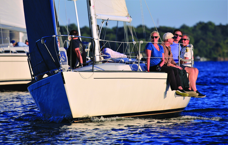 MTAM executive director Stefancik sailing