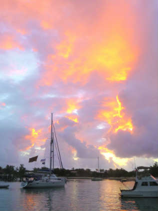 Sunrise in the Abacos.