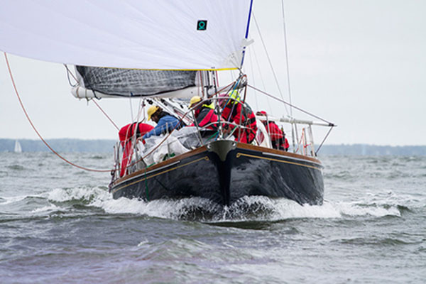 Actaea at the start of the 2014 Newport Bermuda Race