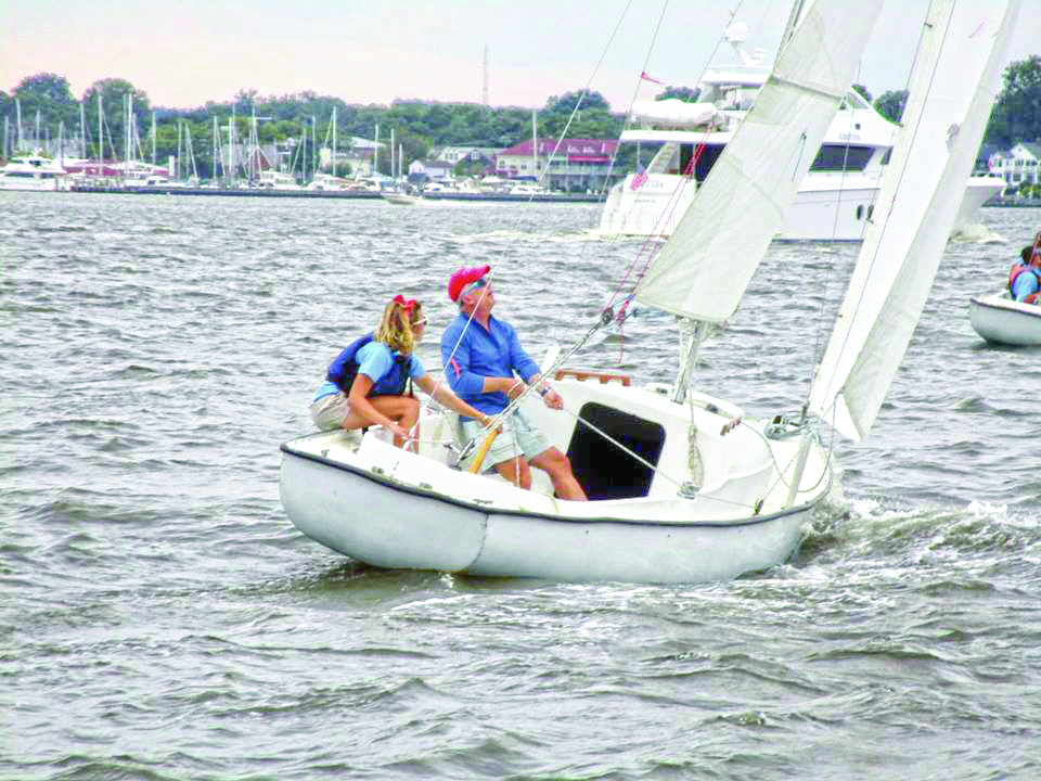 Annapolis Saiiling School newly refurbished its Rainbow fleet. Purpose-built teaching boats, the Rainbows are sturdy and reliable. Photo courtesy of Annapolis Sailing School