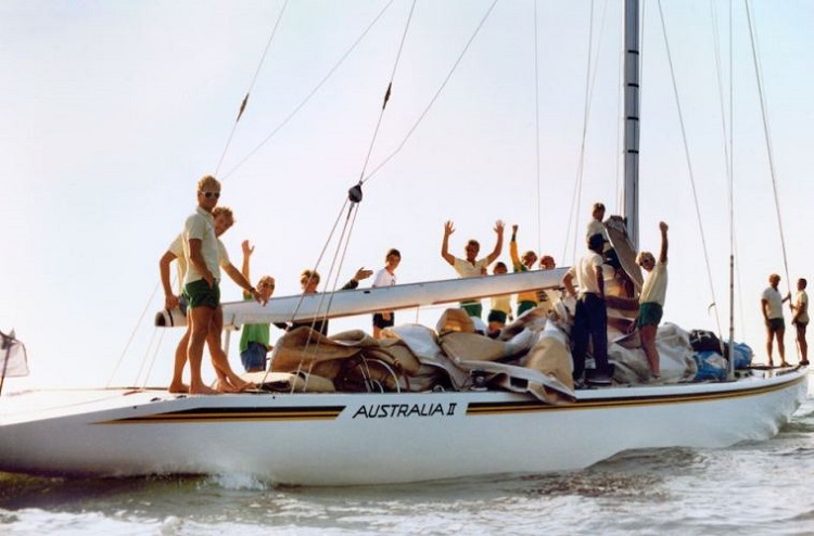 The winged keel helped Australia II beat Libery and win the 1983 America's Cup.