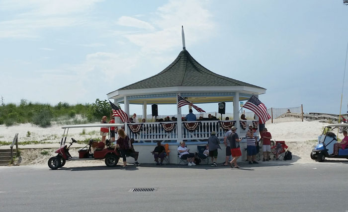 Bandstand at Cape Charles, VA. Photo by Kathy Wright