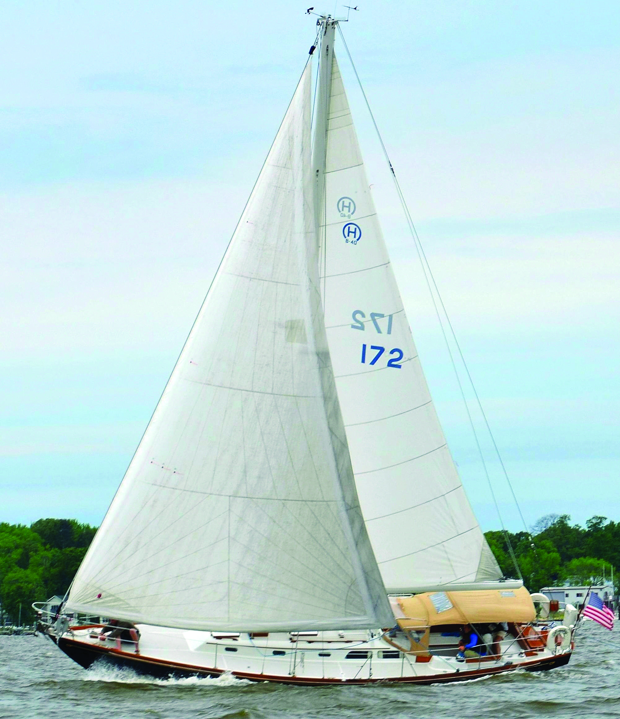 Bermuda 40, Someday, winner of the 2016 Elf Classic Yacht ...