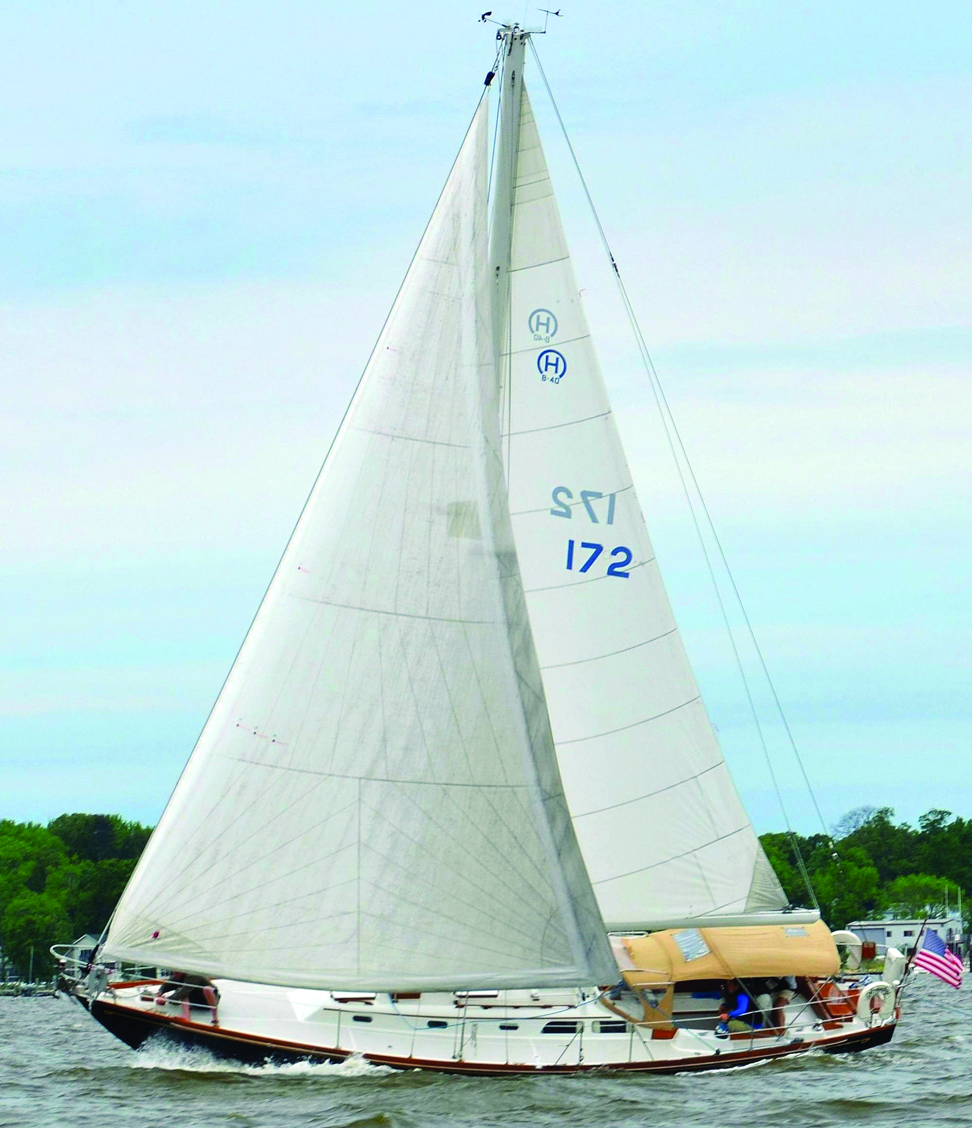 Someday, Hinckley Bermuda 40 sloop and winner of the Elf Classic.