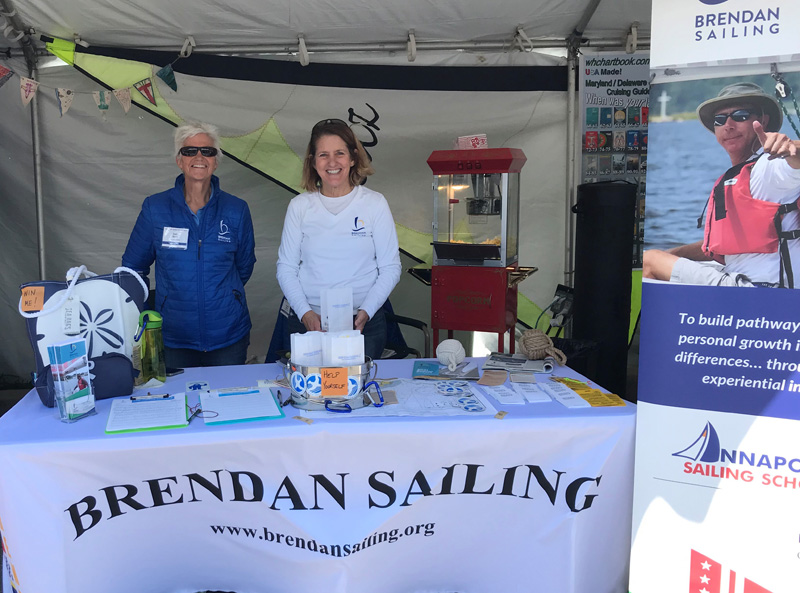 brendan sailing booth boat show