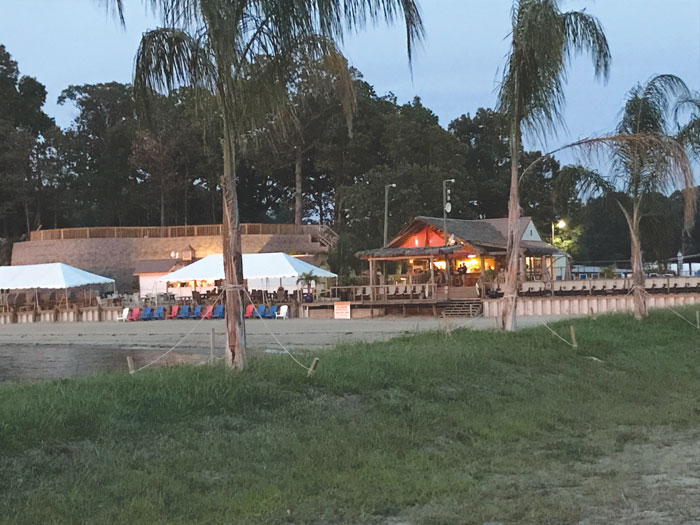 The Shanty Beach Bar at Tolchester Marina in Chestertown.