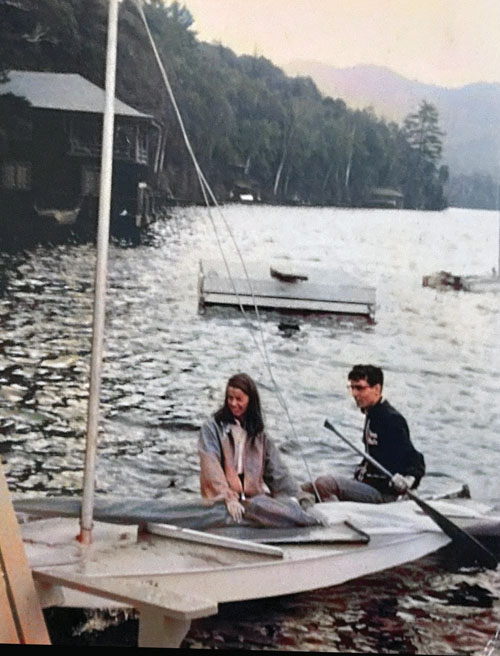 Sunfish honeymoon sail Sunfish honeymoon sail