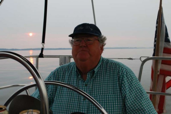 Club Crabtowne member Capt. Jim on Sunny Days says yes sun, no wind.