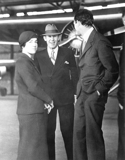 Captain Weems, his Wife, and Charles Lindbergh