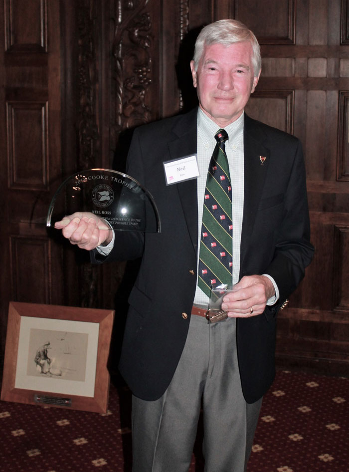 Neil Ross receives the Cooke Award