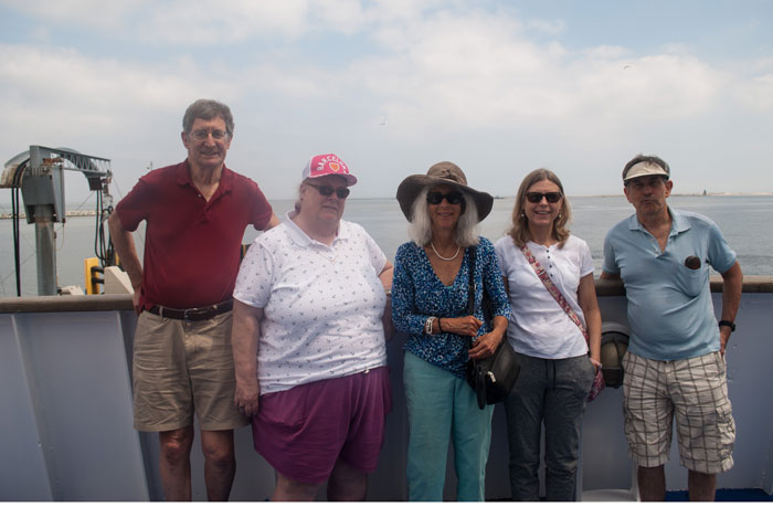 Club Crabtowne members on Cape May ferry