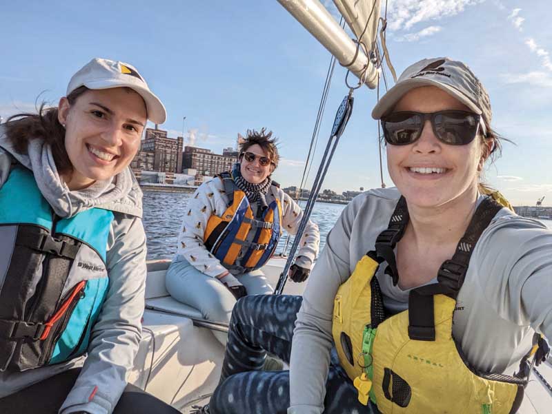 women sailing