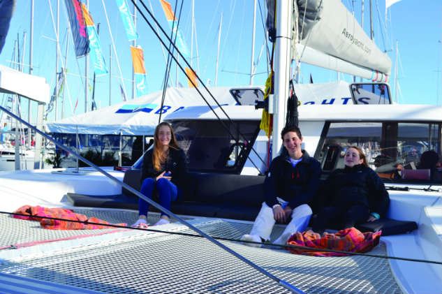 Multihulls at the U.S. Sailboat Show.