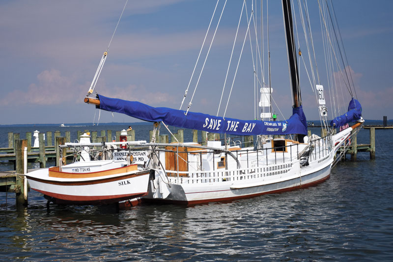 The Stanley Norman docked at the Annapolis Maritime Museum.