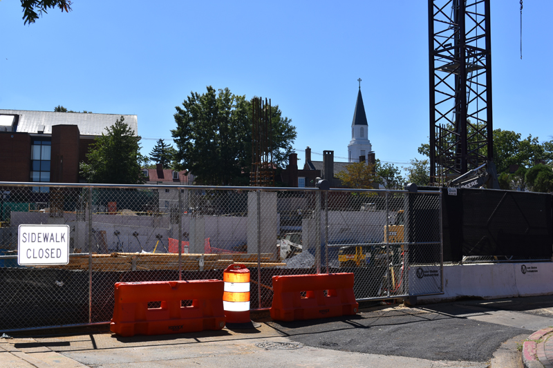 Annapolis parking garage construction