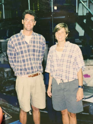 Dave Gendell and Mary Ewenson that first summer in 1995.