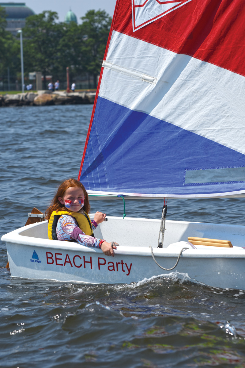 EYC kids July 4 sailing parade