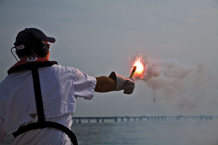 Do you know how to properly dispose of expired flares? Photo courtesy of BoatUS Foundation