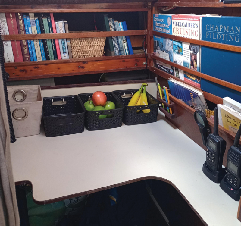 onboard fruit and vegetable storage