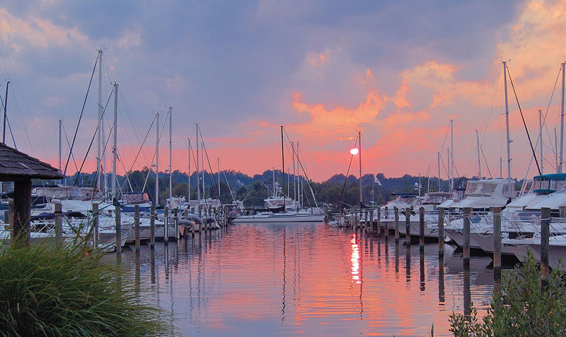 Herrington Harbour South fairway.