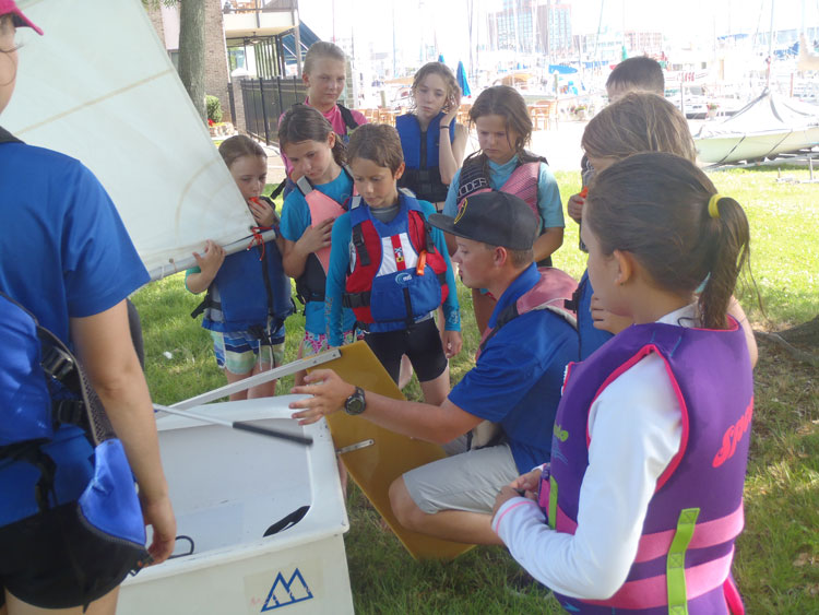 Sailing lessons make a great gift for kids who love the water. Photo courtesy of Hampton Yacht Club