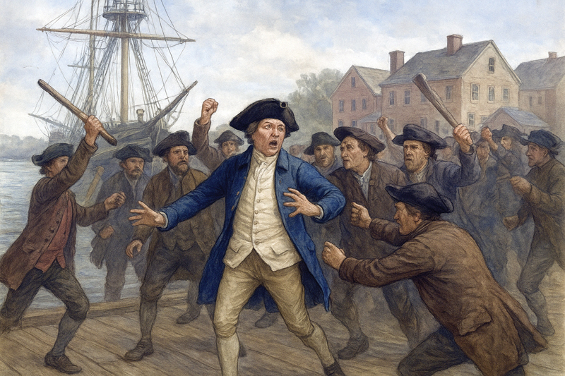 Annapolis history: Hood is accosted at City Dock