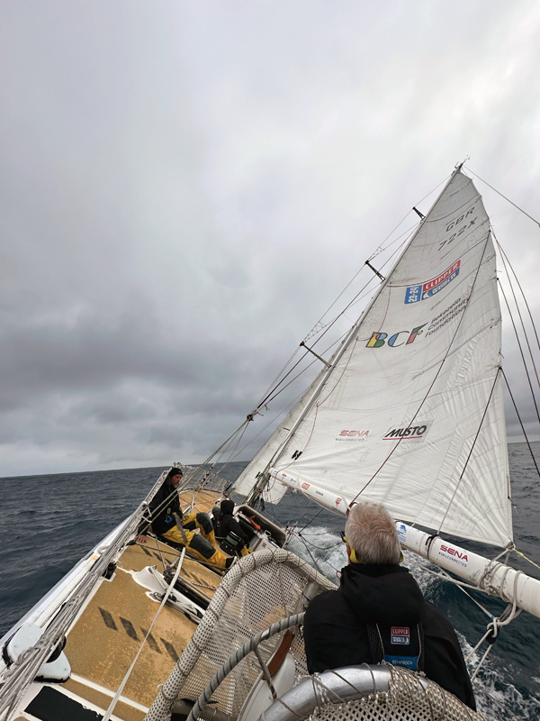 Clipper 'Round the World Race Onboard photo from sailboat competing in the Clipper 'Round the World Race