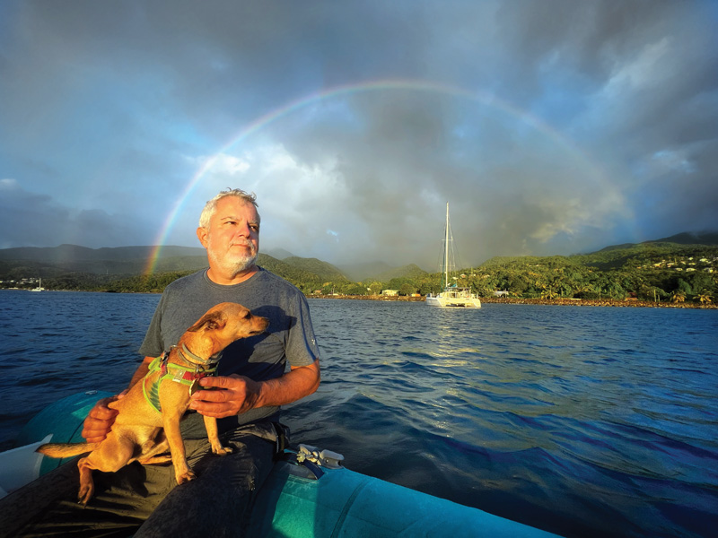 cruising dinghy pets onboard