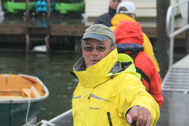 Rick Carrion, who started the Classic Yacht Restoration Guild to restore the racing yacht Elf. He founded this event.