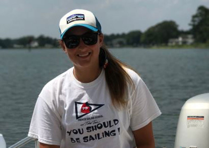 Jocelyn Rovniak, Old Dominion University sailor.