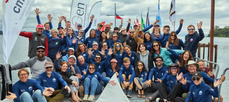 sailors at an international regatta