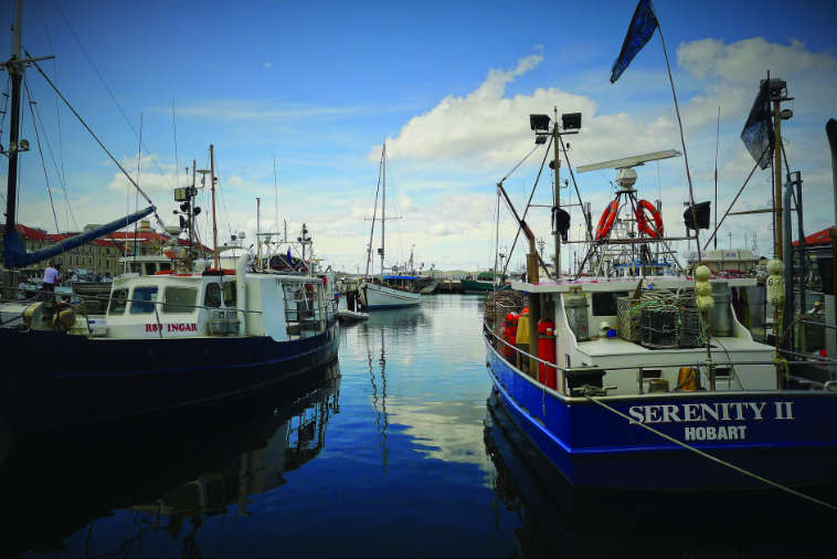 Hobart's harbor is one of the deepest in the world. Photo by Craig Ligibel