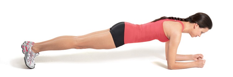 The classic plank -- it may not look like much, but you'll immediately feel how it engages muscles everywhere. -- pitfitness.com