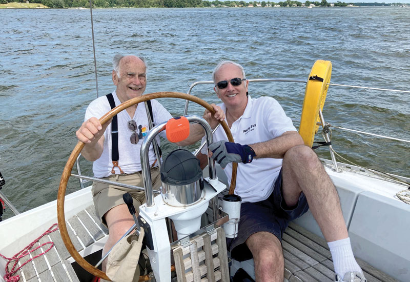 sailing with dad