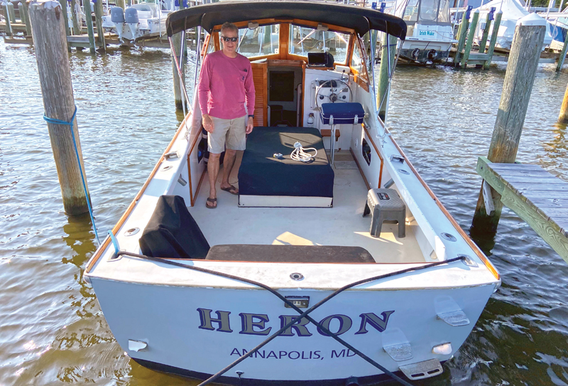 sailor buys a powerboat