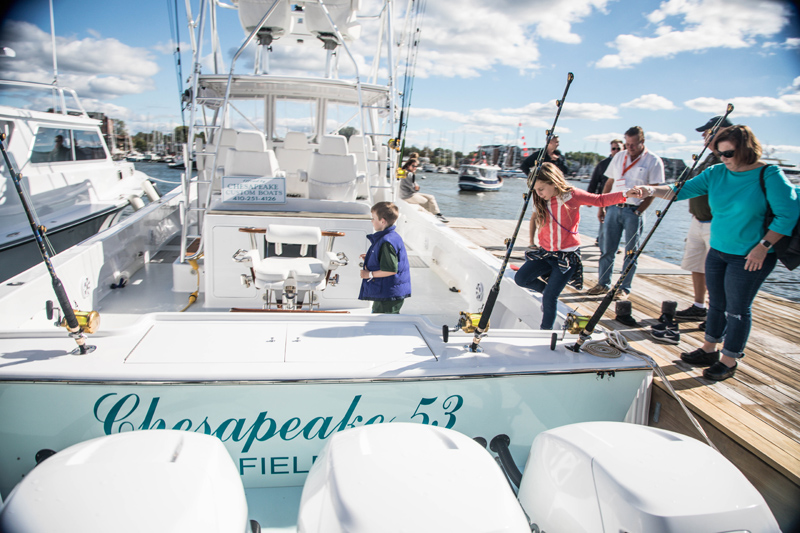 kids at Annapolis Boat Shows