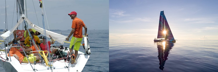 Hard to tell the difference! (Volvo photo by Sam Greenfield/Volvo Ocean Race)