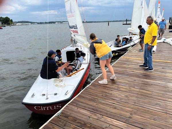 youth sailing, sea scouts
