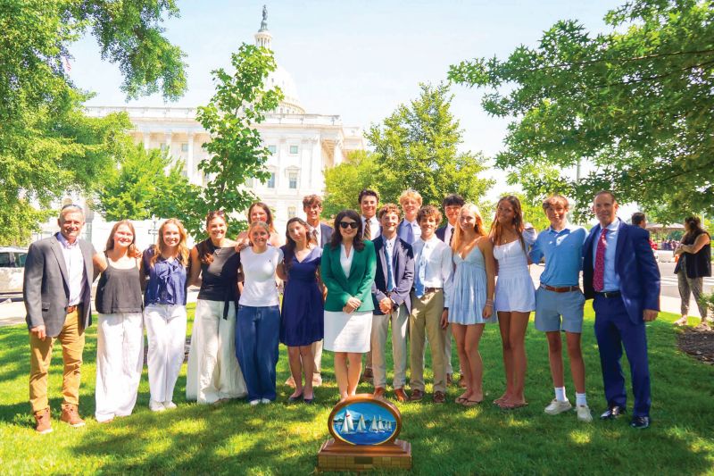 Severn School Sailors at the US Capitol