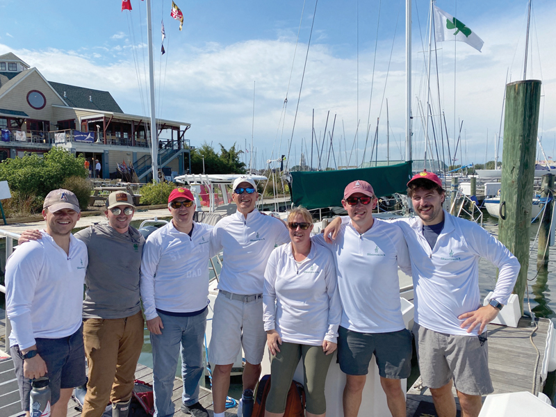 Shamrock sailing crew